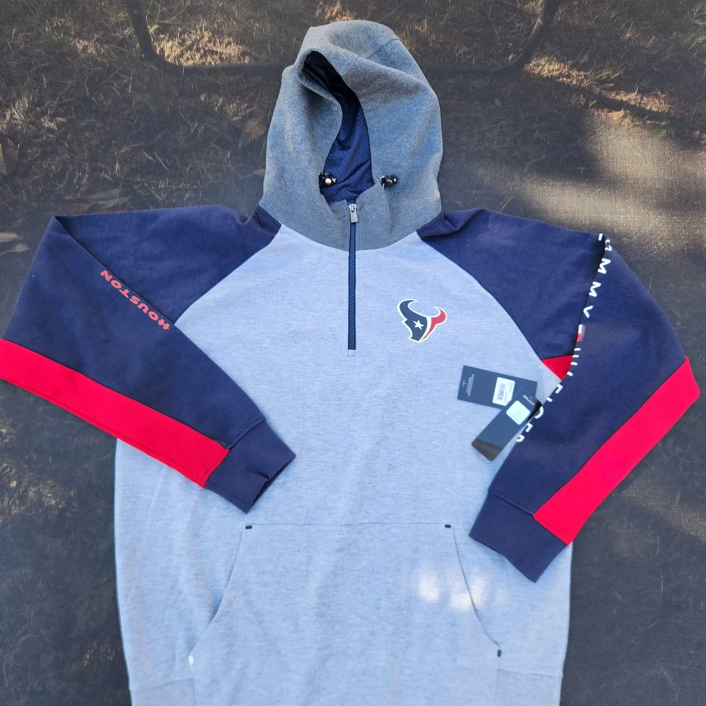Houston Texans Gray and Navy Hoodie